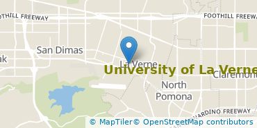 Location of University of La Verne
