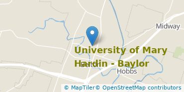 Location of University of Mary Hardin-Baylor