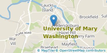 Location of University of Mary Washington