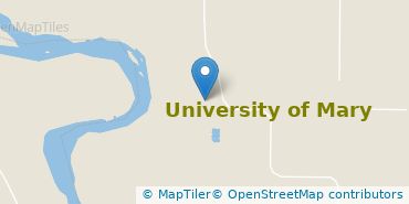Location of University of Mary
