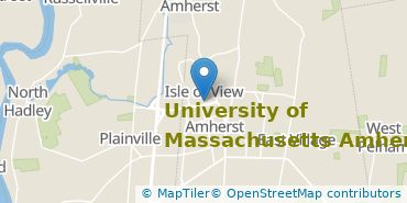 Location of University of Massachusetts-Amherst