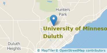 Location of University of Minnesota-Duluth
