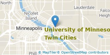 Location of University of Minnesota-Twin Cities