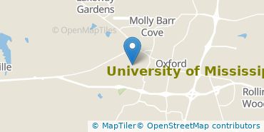 Location of University of Mississippi