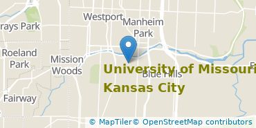 Location of University of Missouri-Kansas City