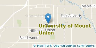 Location of University of Mount Union