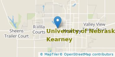 Location of University of Nebraska at Kearney