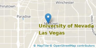 Location of University of Nevada-Las Vegas