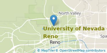 Location of University of Nevada-Reno