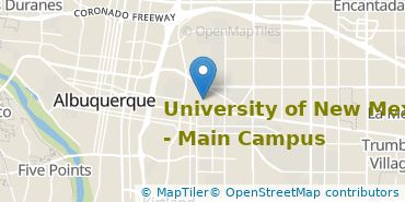 Location of University of New Mexico-Main Campus
