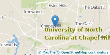 Location of University of North Carolina at Chapel Hill