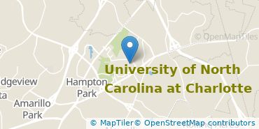 Location of University of North Carolina at Charlotte