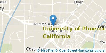 Location of University of Phoenix-California