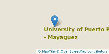 Location of University of Puerto Rico-Mayaguez