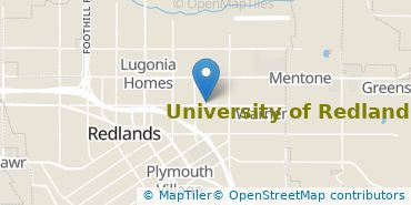 Location of University of Redlands