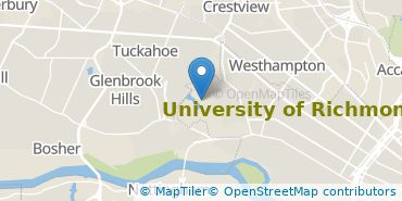 Location of University of Richmond