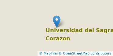 Location of Universidad del Sagrado Corazon