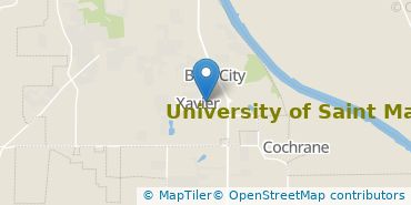 Location of University of Saint Mary