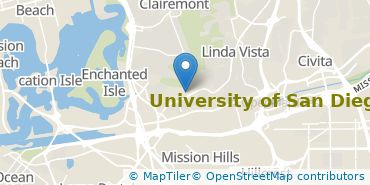Location of University of San Diego