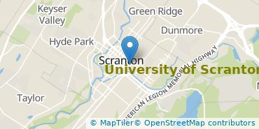 Location of University of Scranton