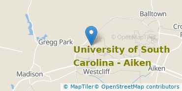 Location of University of South Carolina Aiken