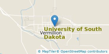 Location of University of South Dakota