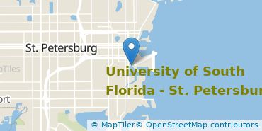 Location of University of South Florida - St. Petersburg