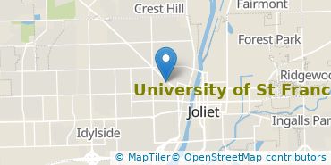 Location of University of St Francis