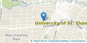 Location of University of St Thomas