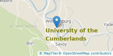Location of University of the Cumberlands