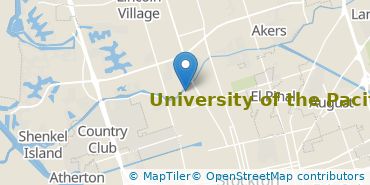 Location of University of the Pacific