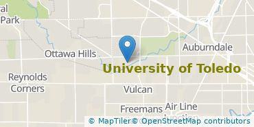 Location of University of Toledo