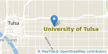 Location of University of Tulsa