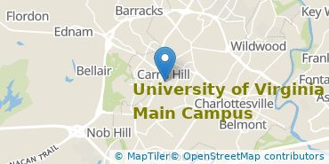 Location of University of Virginia-Main Campus