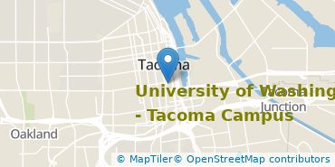 Location of University of Washington-Tacoma Campus