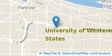 Location of University of Western States
