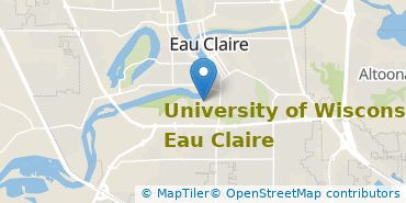 Location of University of Wisconsin-Eau Claire