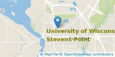Location of University of Wisconsin-Stevens Point