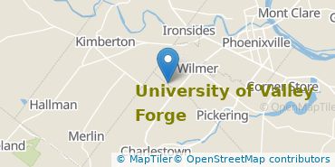 Location of University of Valley Forge