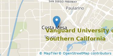 Location of Vanguard University of Southern California