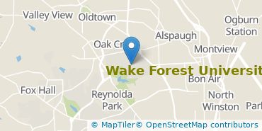 Location of Wake Forest University