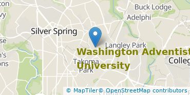 Location of Washington Adventist University