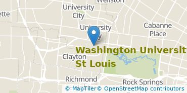Location of Washington University in St Louis