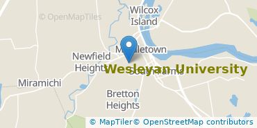 Location of Wesleyan University