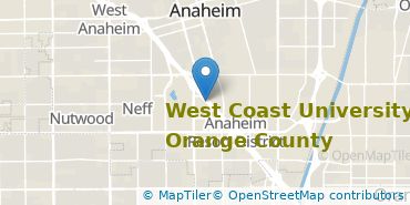 Location of West Coast University-Orange County