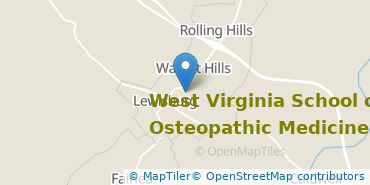 Location of West Virginia School of Osteopathic Medicine