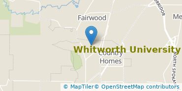 Location of Whitworth University