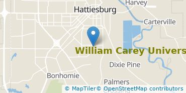 Location of William Carey University