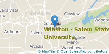 Location of Winston-Salem State University