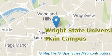 Location of Wright State University-Main Campus